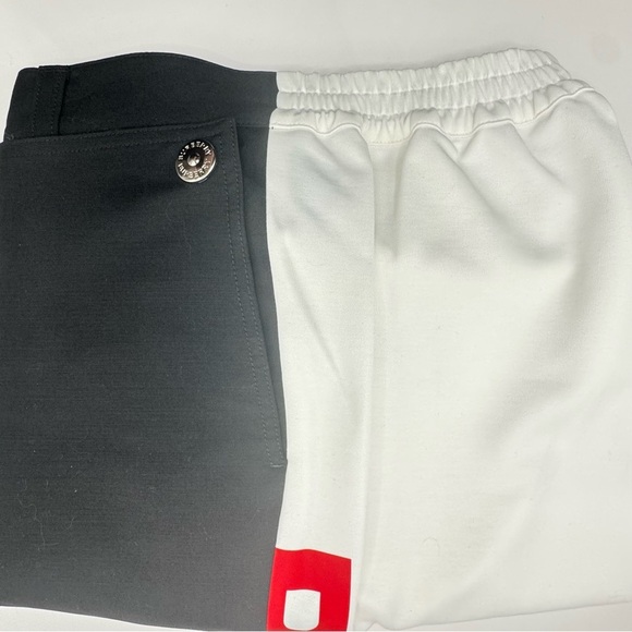 💰⬇️ BURBERRY 
Men's Black/White/Red Logo - Mohair/Wool Pants | EU 54 - Picture 9 of 15